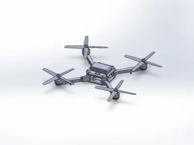 Quadcopter Free 3D model