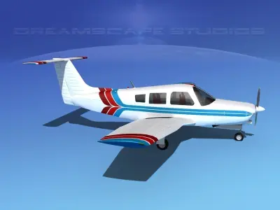 Piper Turbo Arrow III 3D model shop