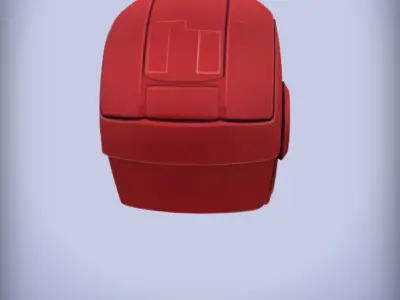Iron Man Helmet Low-poly 3D model
