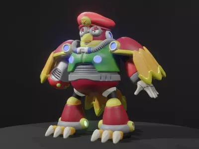 Storm Owl 3D model