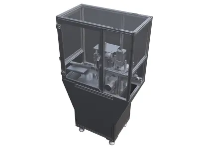 Ring sleeve parts cleaning equipment 3D model