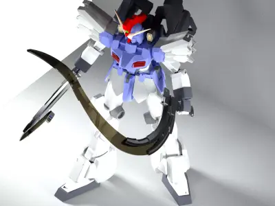 Gundam sandrock custom pose free Download Free 3D print model