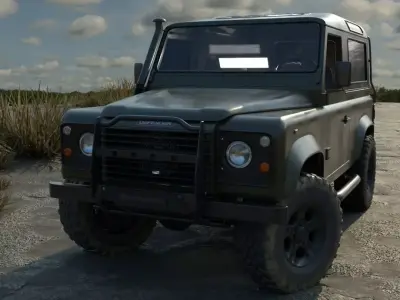 Land Rover Defender 90 - 1998 3D model