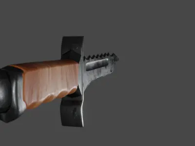 Combat Knife Free 3D model order