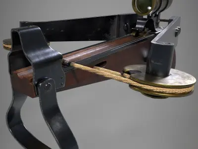 medieval crossbow Low-poly 3D model order