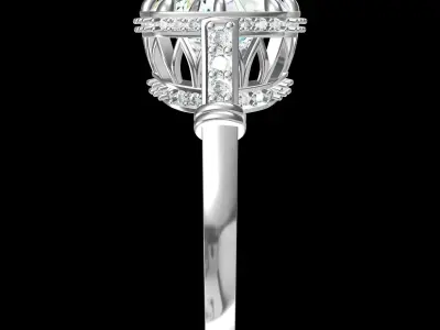 Wedding Ring  3D print model 441