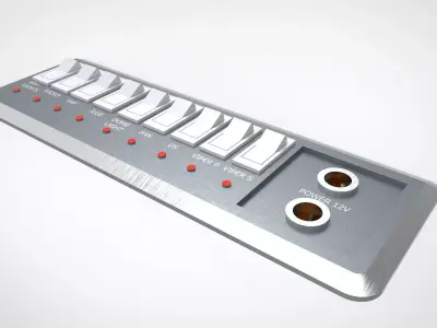 Boat Switch Panel Navigation 3D model