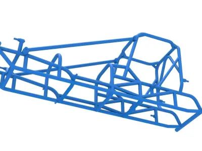 Frame of Dirt Silver Crown Champ car Scale 1 to 25 3D print model