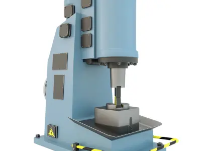 Industrial machine tool - MA4129A Forging hammer press-stamping 3D model
