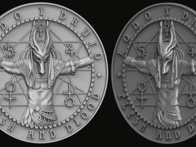 Anubis Pendant 3D print model