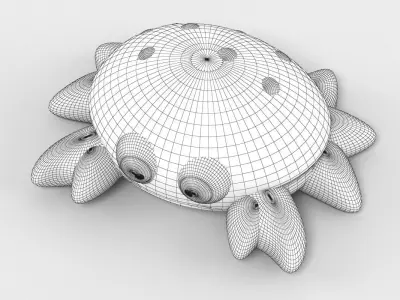 Crab Toy 3D model
