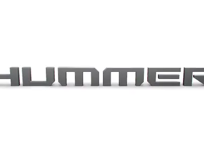 hummer logo 3D model by Sergey