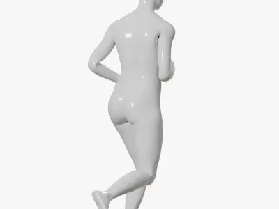  Female mannequin pose 4 PBR 