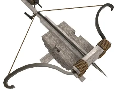 Ballista Low-poly 3D model buy