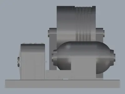 Pulley Machine 3D model
