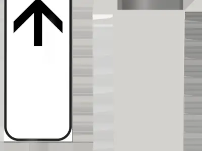 No Parking Road Sign Free 3D model