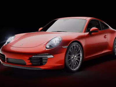 Porsche 911 Carrera 3D model purchase