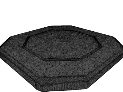 Futuristic Data Chip 3D Model 3D model