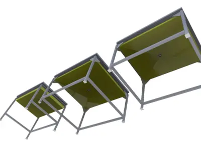 GRILL EXTRACTING TABLES Low-poly 3D model