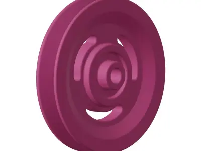 Plastic Premium Gym Machine Pulley Toy 3D model