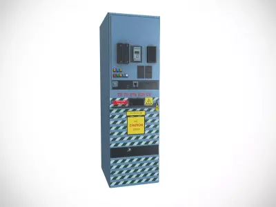 Electric fuse box 3D model