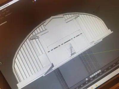 Fighting 3d Garage Fps Low-poly 3D model
