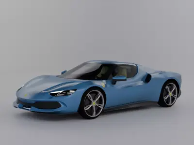 Ferrari 296 GTB - High Quality 3D model 3D model