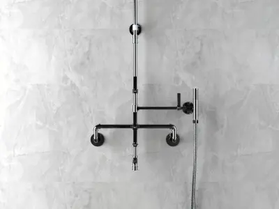 Watermark Designs Thermostatic Shower  3D model