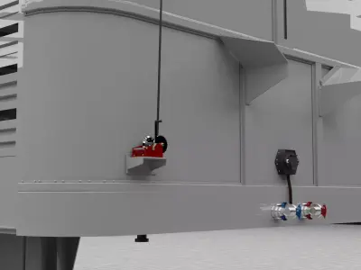 trailer ganadero wilson 1974 Low-poly 3D model