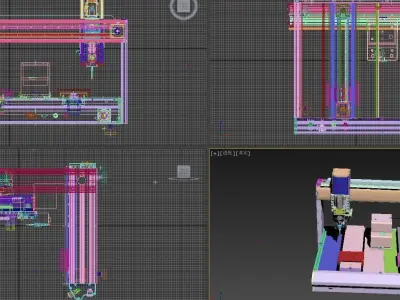 Auto-Screwdriving Machine 3D model