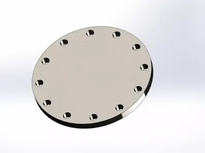 EN1092-1 PN16 Flange Pack DN50-DN600 CAD Models