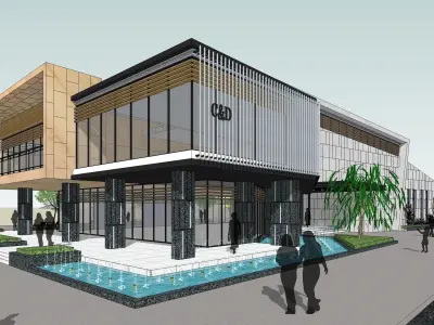Sketchup Building Z2 3D model