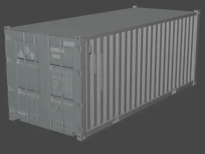 Shipping container 3D model get