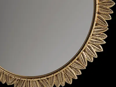 Anthropologie Demeter Round Mirror Low-poly 3D model