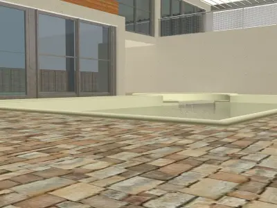 Modern Open House Free 3D model