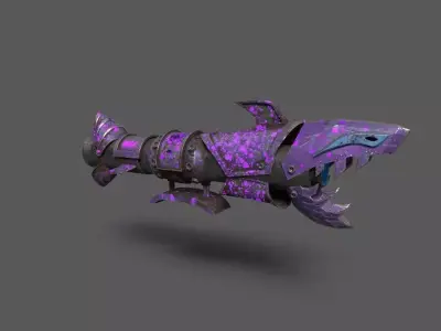 High-Quality Jinx Weapons from League of Legends  Hard Surface 3D model
