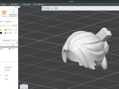 Custom3Dprint Minifigure Accessory - Minifigure Hair S2 - 069 3D print model