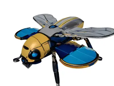 SciFi Robotic Insect Drone 3D model