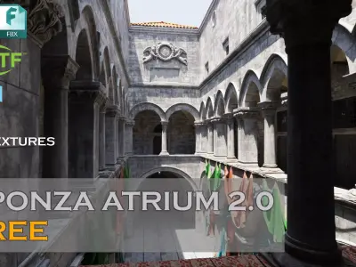 Sponza Atrium 2022 Free 3D model