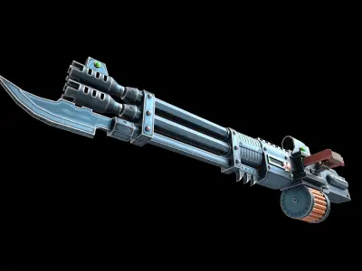 STYLIZED TOON WEAPONS  VOL1 Low-poly 3D model