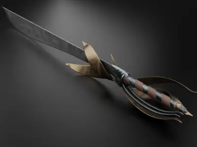 Sword Metal 3D model