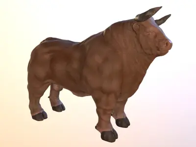 Cretan Bull 3D model