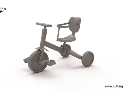 Balance Tricycle 3D model