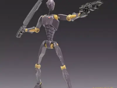 Commando Droid 2023 version One12 Scale 3d Print Files 3D print model