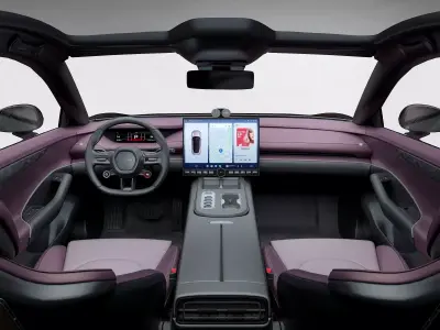 Car interior Low-poly 3D model