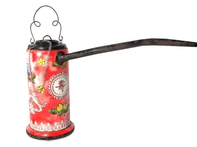 Porcelain Opium Pipe 3D model