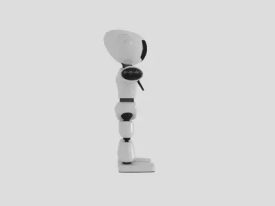 Little Robot  Low-poly 3D model