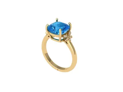 Wedding Ring  3D print model 359