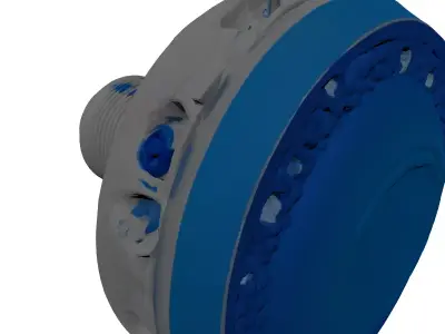 Futuristic Energy Core Component 3D model