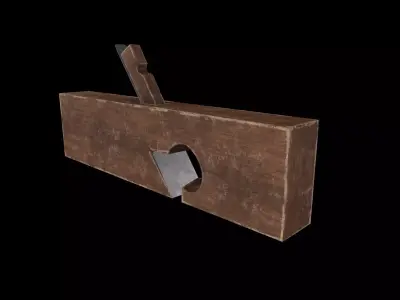 OLD WOOD PLANYA Low-poly 3D model